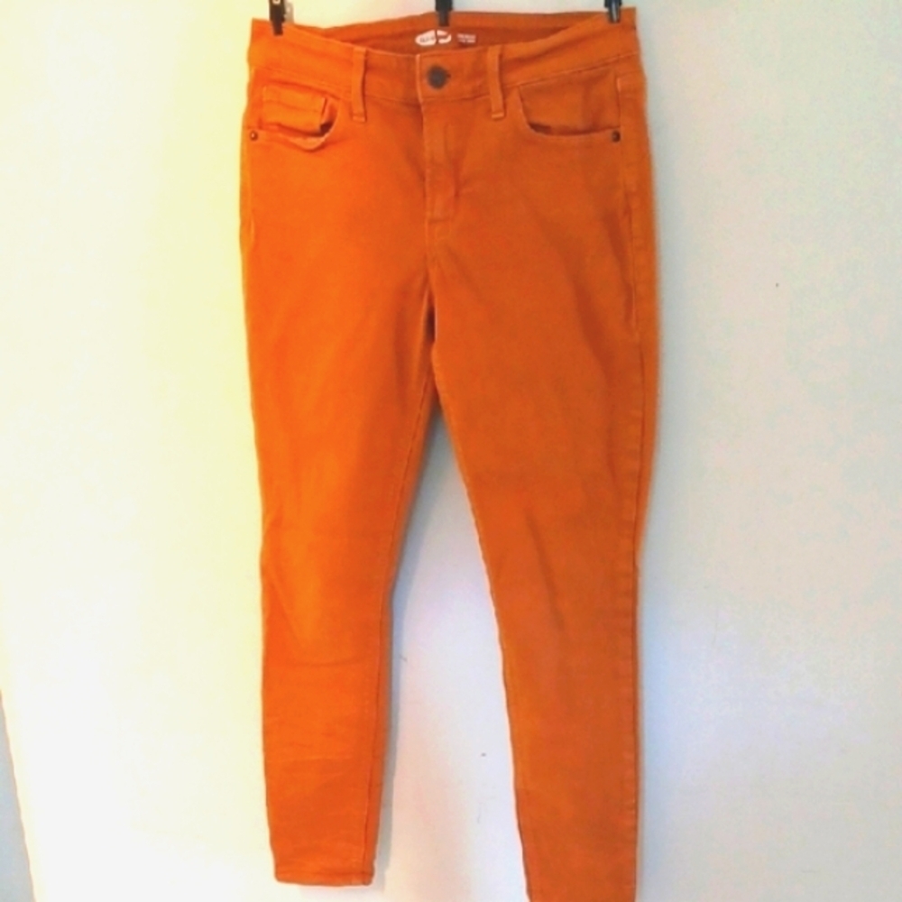 Old Navy Orange Skinny Jeans, Size 6